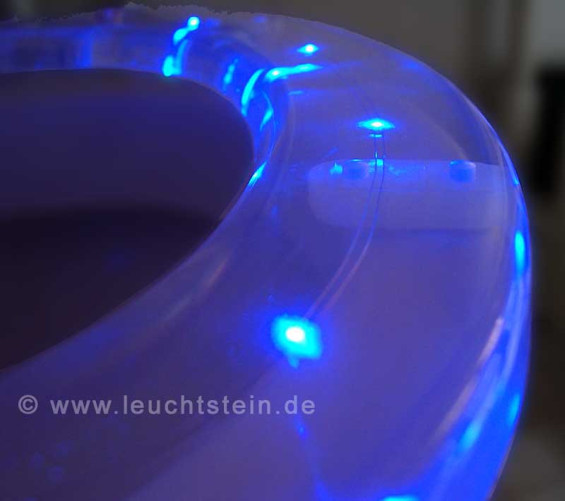 Galactika LED-lighted toilet seat